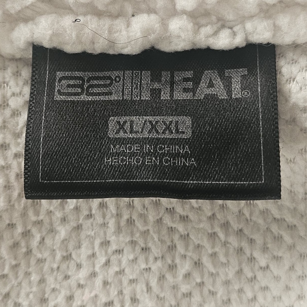 32 Degrees Cream Faux Sherpa Shacket Size XL - Picture 5 of 5